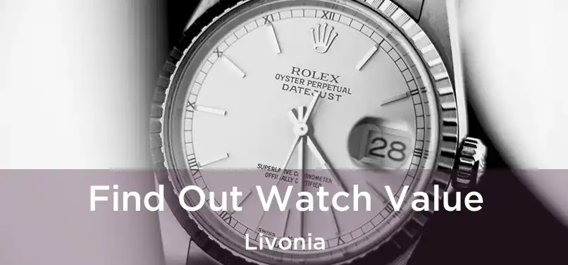  Find Out Watch Value Livonia